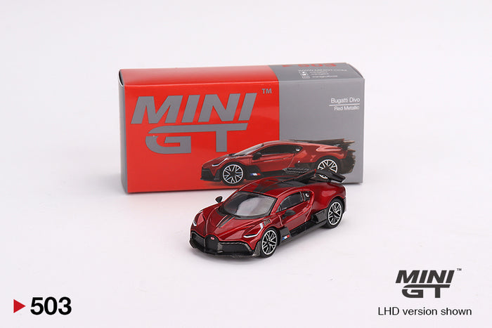 Mini GT - 1/64 Bugatti Divo (Red Metallic)