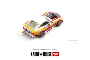 MiniGT - 1/64  Datsun KAIDO Fairlady Z Kaido GT V1 side-back view with open hood