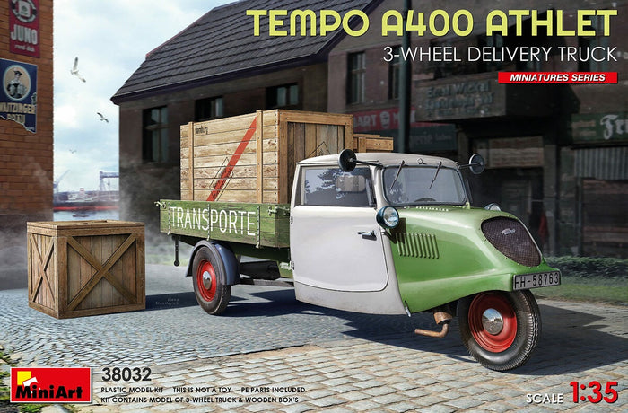 Miniart - 1/35 Tempo A400 Athlet 3-Wheel Delivery Truck