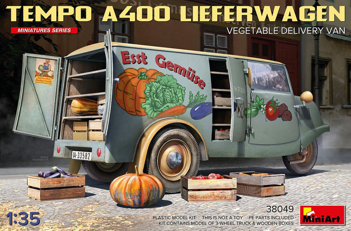 Miniart - 1/35 Tempo A400 Lieferwagen Vegetable Delivery Van