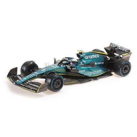 Minichamps - 1/18 Aston Martin F1 AMR22 - Sebastian Vettel Monaco GP 2022