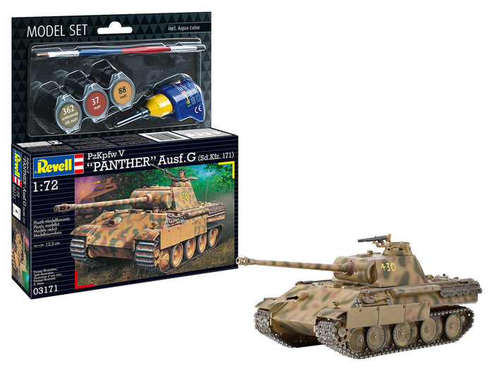Revell - 1/72 Panther Ausf. G (Sd.Kfz. 171) (Model Set Incl. Paint)