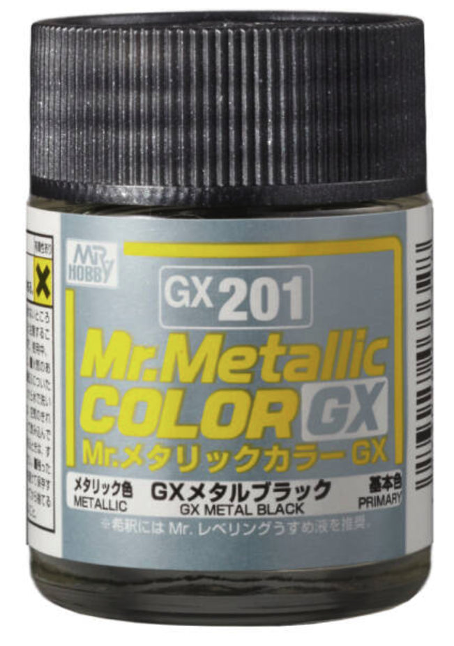 Mr.Color Metallic - GX201  Metal Black (18ml)