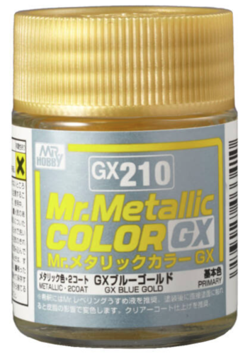 Mr.Color Metallic - Gx210 Blue Gold (18ml)