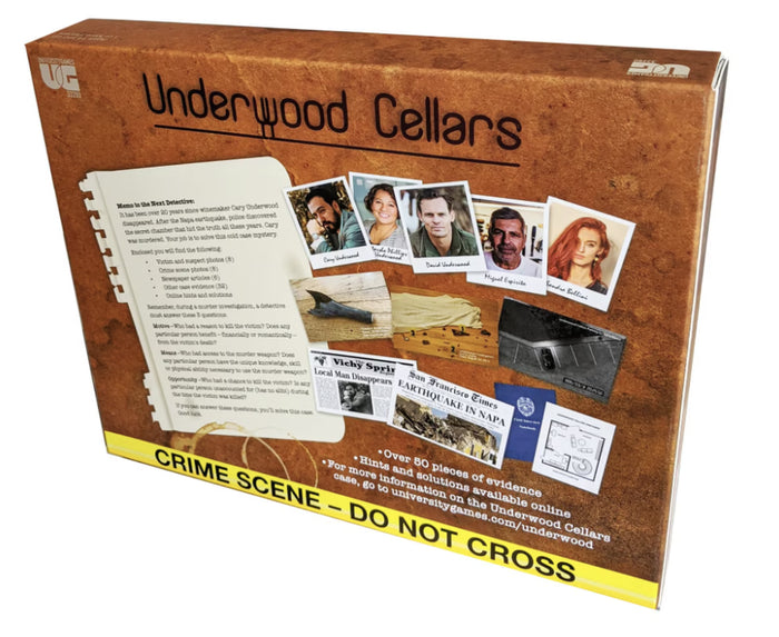 Murder Mystery Party Case Files - Underwood Cellars