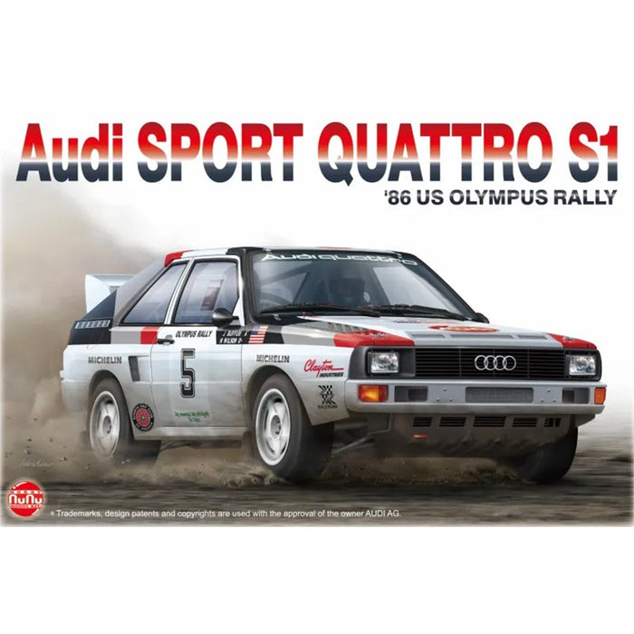 NuNu Model - 1/24 Audi Quattro Sport S1 '86 Olympus Rally