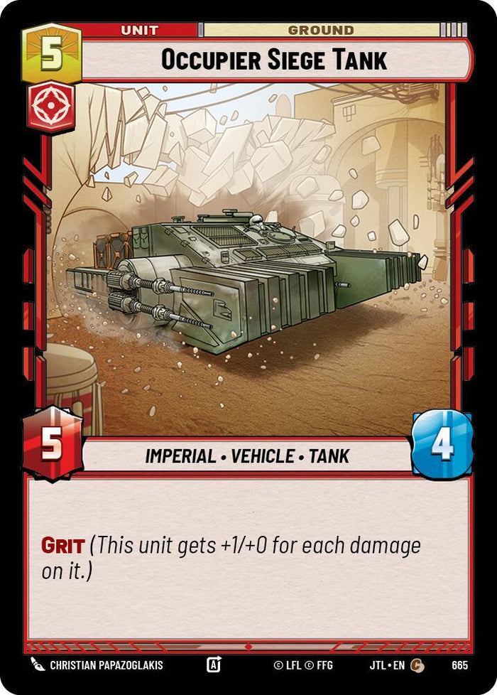 SWU - Occupier Siege Tank  (665) (Foil)