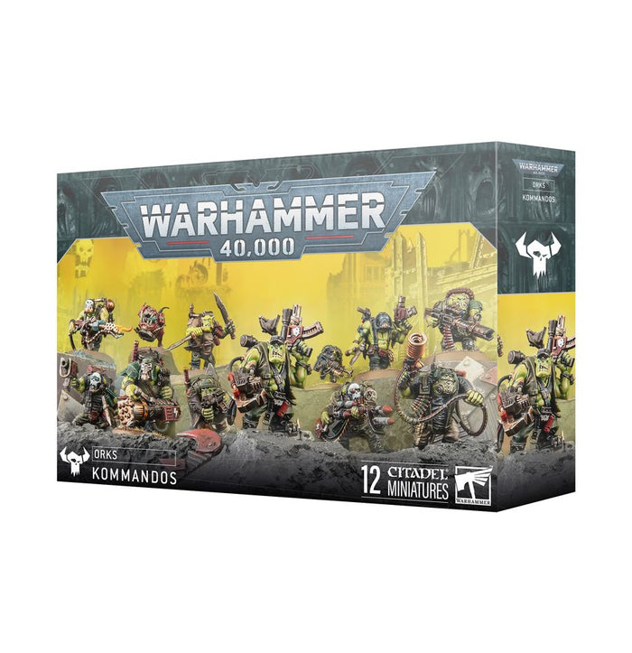 (Pre-orders ship on or after launch day 9/13/2025) GW - Warhammer 40k Orks: Kommandos  (50-70)