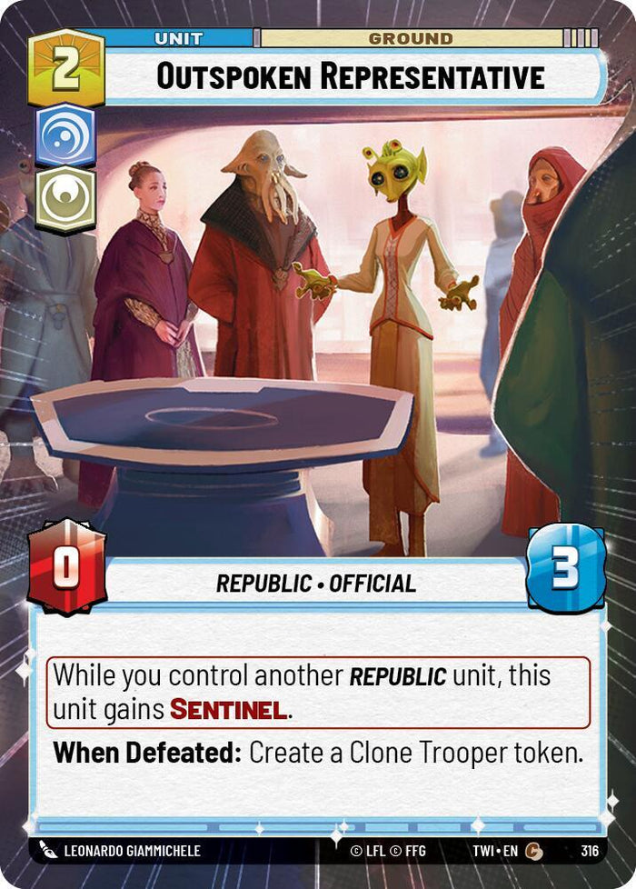 SWU - Outspoken Representative (316)