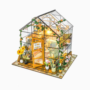 Pocohouze - Mini DIY House - Sunshine Flower House w/ Light