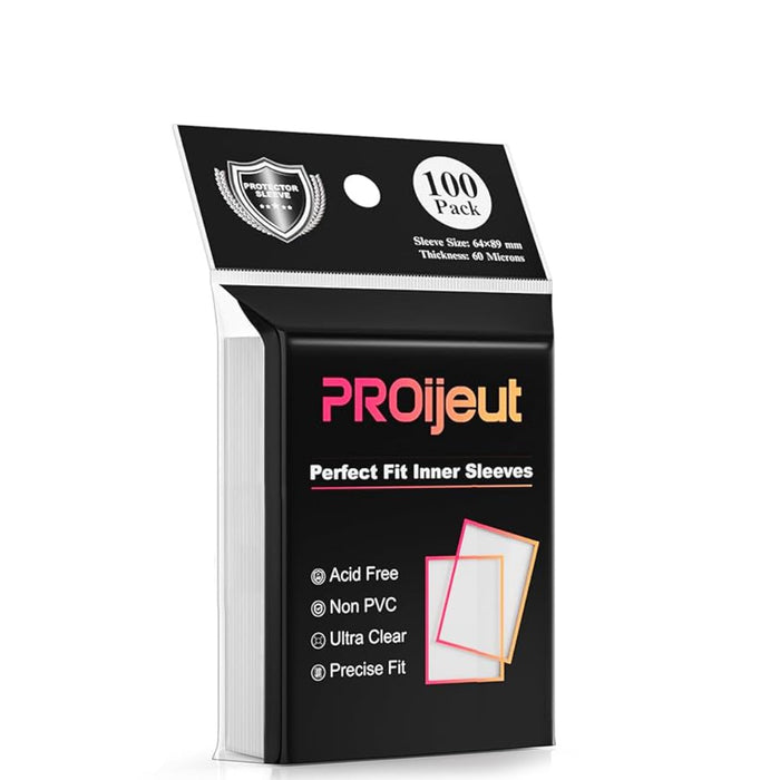 PROijeut - Inner Sleeves: 64mm x 89mm (100) 60 Microns