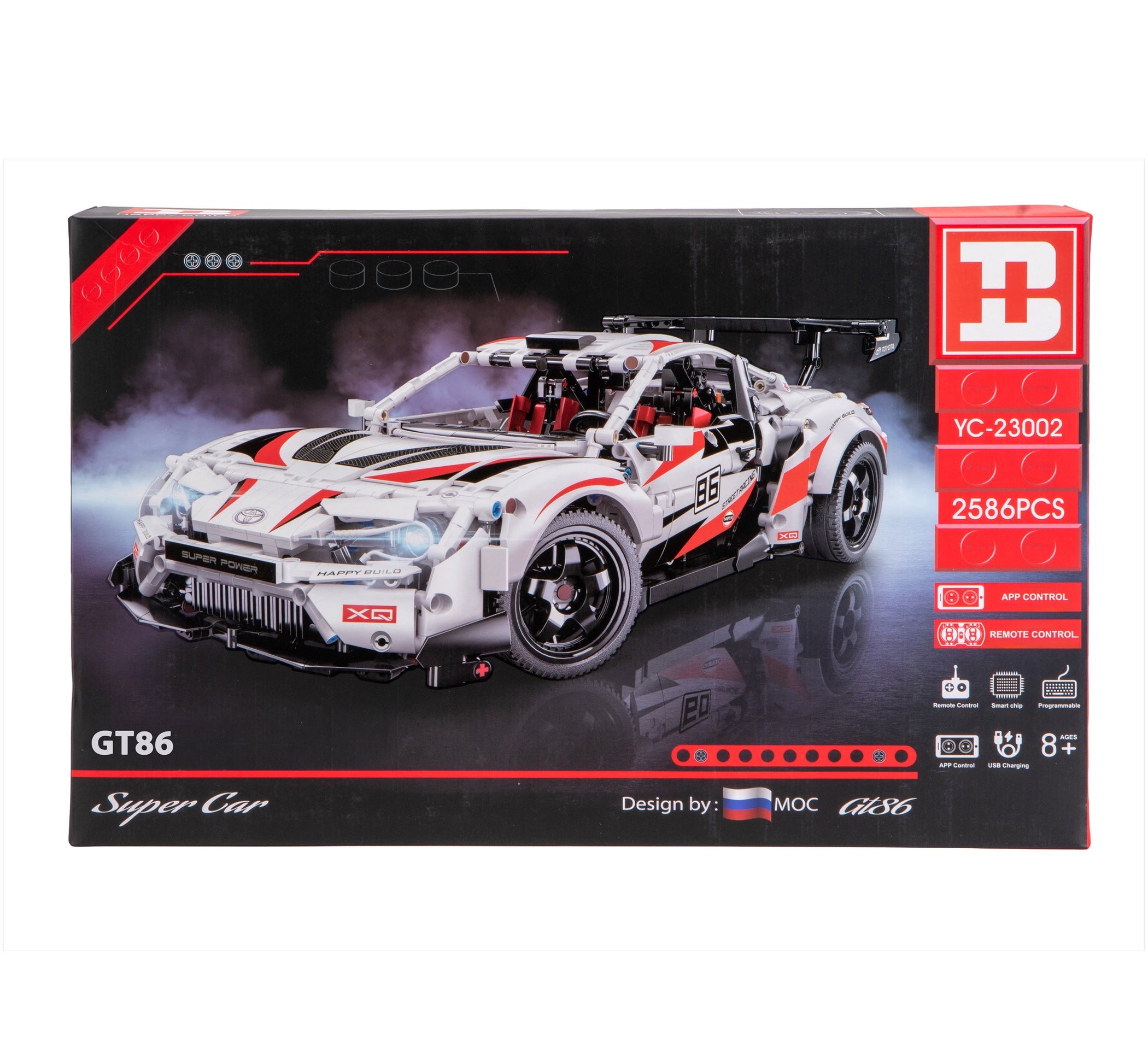 Power Blocks - 1/10 Toyota GT86R Super Car (HBYC-23002) – Jix Hobbies