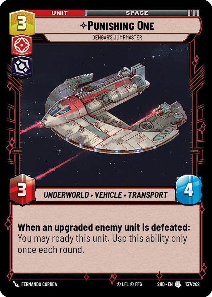 SWU - Punishing One - Dengar's Jumpmaster (137/262)