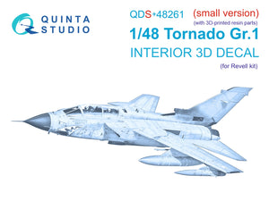 Quinta Studio QDS+48261 - 1/48 Tornado GR.1 3D Coloured Interior (for Revell kit) Small Version