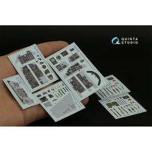 Quinta Studio QD32039 - 1/32 F-4E 3D-Printed & coloured Interior on decal paper (Revell/Academy))