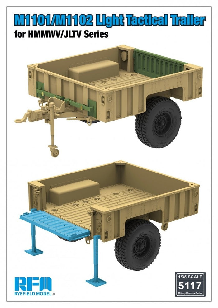 RFM - 1/35 M1101/M1102 Light Tactical Trailer for HMMWV/JLTV Series