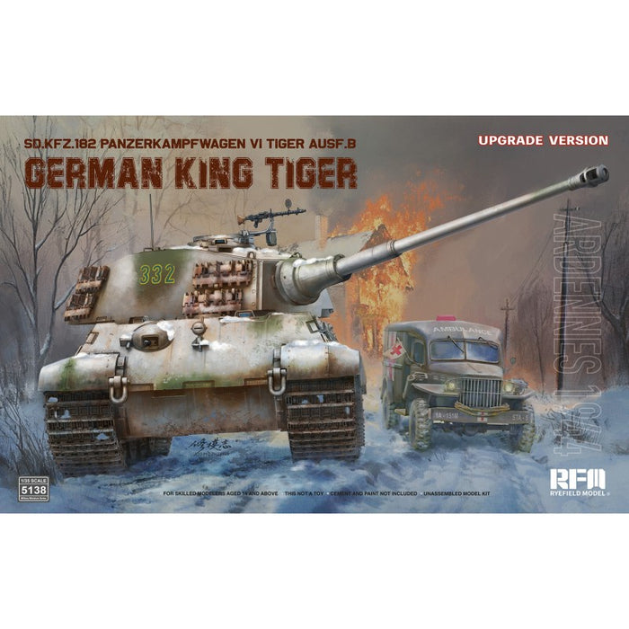 RFM - 1/35 Sd.Kfz.182 Panzerkampfwagen VI Tiger Ausf.B King Tiger ARDENNES 1944  Updated Version