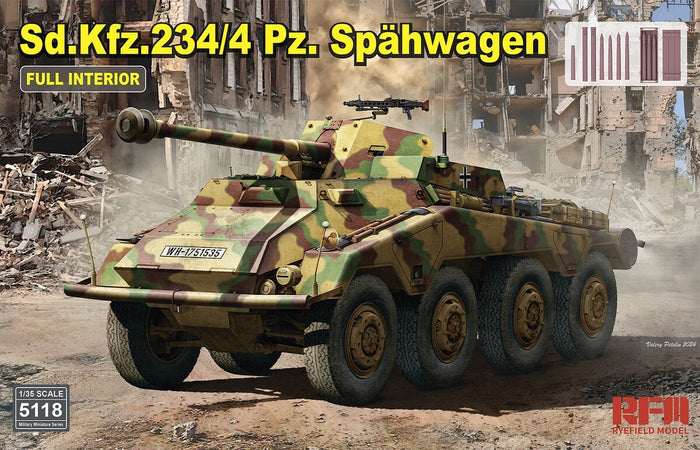 RFM - 1/35 Sd.Kfz.234/4 Pz.Spahwagen w/ Full Interior
