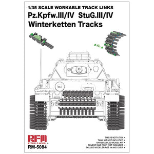 RFM - 1/35 Workable Winterketten Takcs for  Pz.Kpfw. III/IV & StuG.III/IV