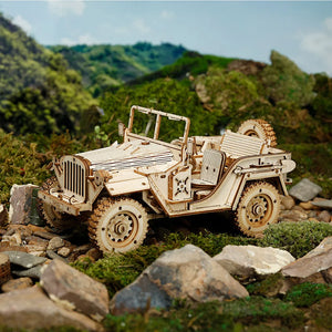 Robotime - 1/18 Army Jeep 369pcs