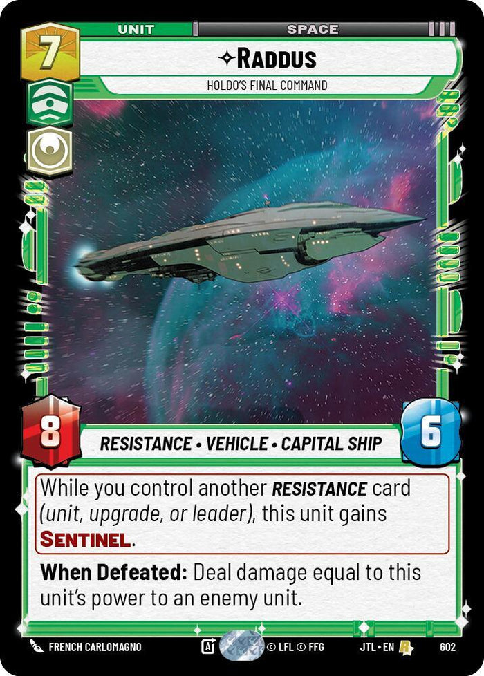 SWU - Raddus - Holdo's Final Command  (602) (Foil)