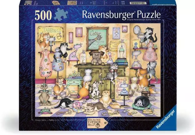 Ravensburger - Crazy Cats… Taby & Co (500pcs)