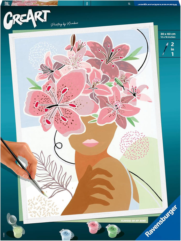 Ravensburger - Creart Canvas-Flowers On My Mind