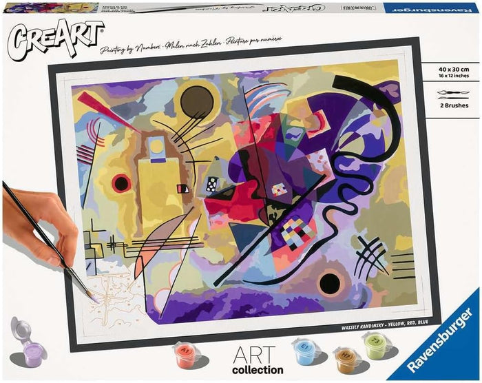 Ravensburger - Creart Canvas-Yellow-Red-Blue