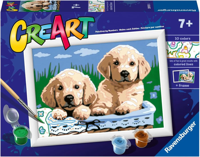 Ravensburger - Creart Cute Puppies
