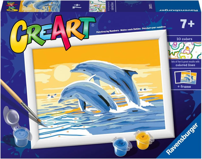 Ravensburger - Creart Delightful Dolphins