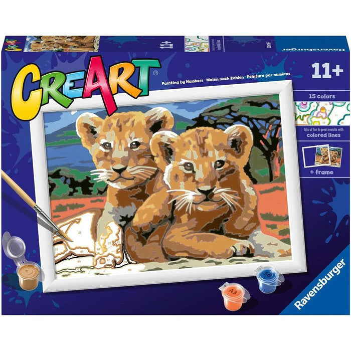 Ravensburger - Creart Little Lion Cubs