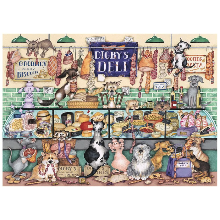 Ravensburger - Dapper Dogs No.1… Digby's Deli (1000pcs)