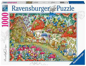 Ravensburger - Floral Mushroom Houses (1000pcs)
