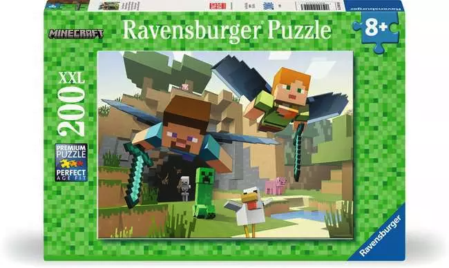 Ravensburger - Minecraft Adventures (200pcs) XXL Puzzle