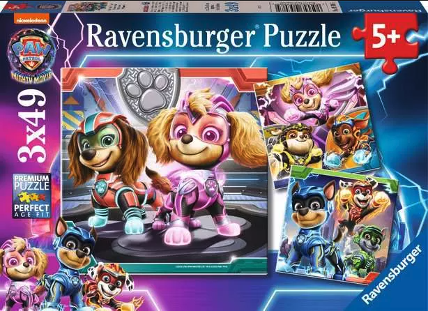 Ravensburger - Paw Patrol - The Mighty Movie (3x49pcs)