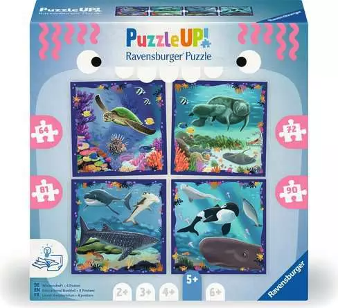 Ravensburger - Sea Animals (64-72-81-90pcs)