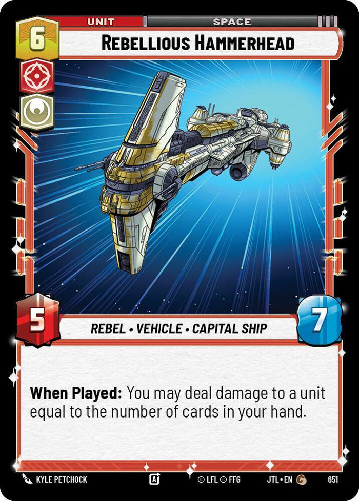 SWU - Rebellious Hammerhead  (651) (Foil)