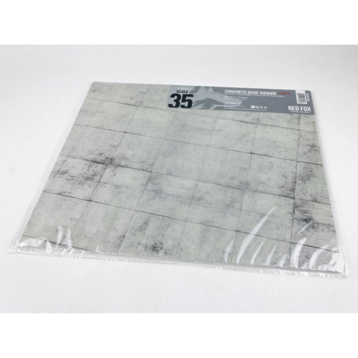 Red Fox Studio 35002 - 1/35 Concrete Base Square Type 5 380x320mm (Universal)