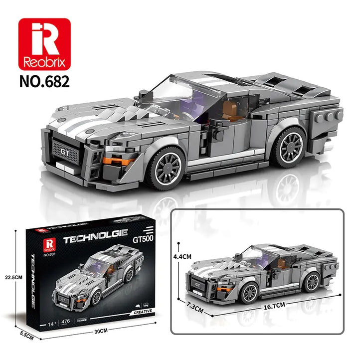 Reobrix - 1/24 Ford GT500 (476pcs) 682