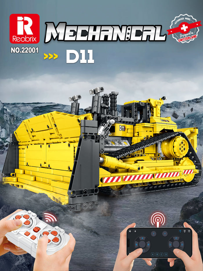 Reobrix - R/C 1/24  Caterpillar D11 (1988pcs) 22001