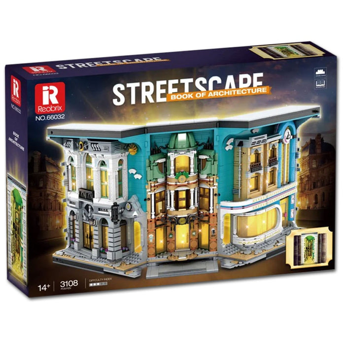 Reobrix - Streetscape Book Nook (3108pcs) 66032