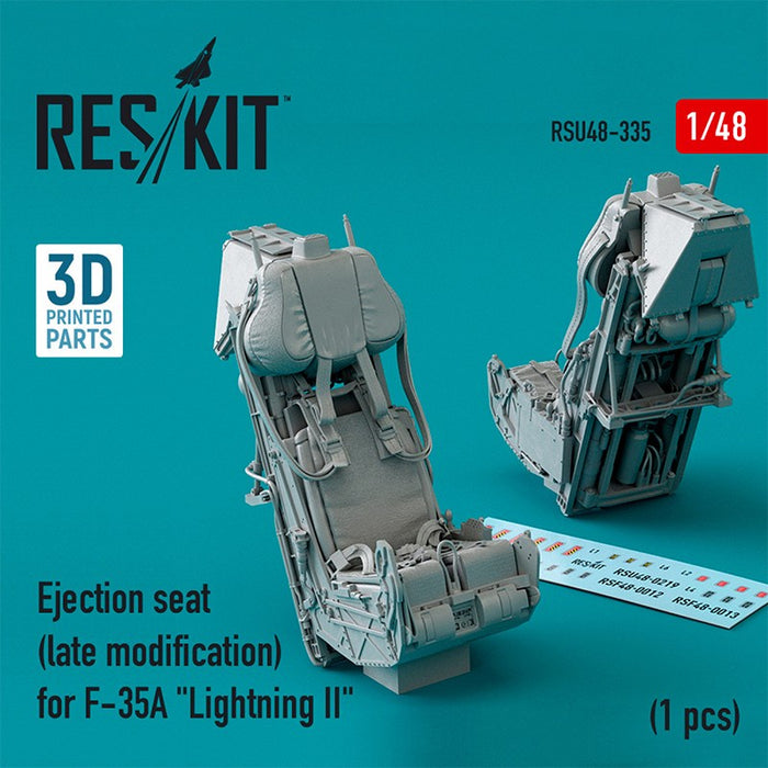 Reskit - 1/48 Ejection Seat (Late Modification) for F-35A (RSU48-0335)"Lightning II"