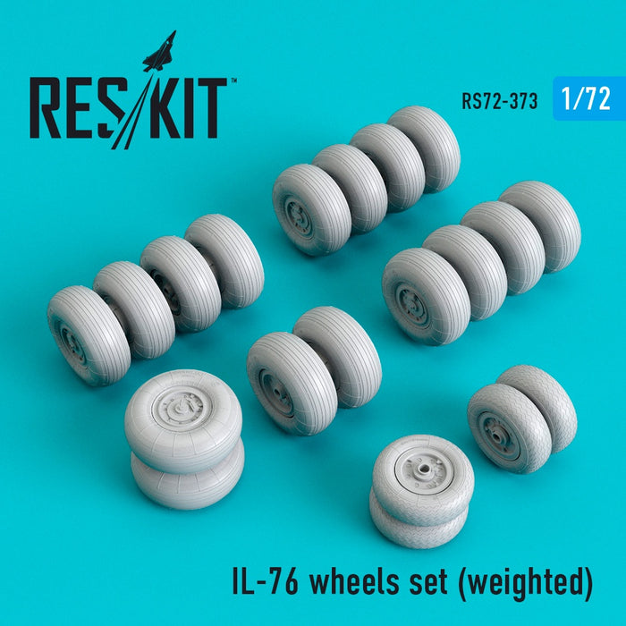 Reskit - 1/72 IL-76 Wheels Set (weighted)