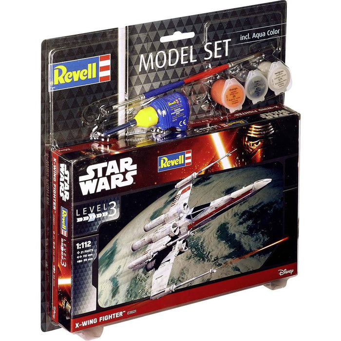 Revell - 1/112 X Wing Fighter Star Wars (Set Incl. Paint)