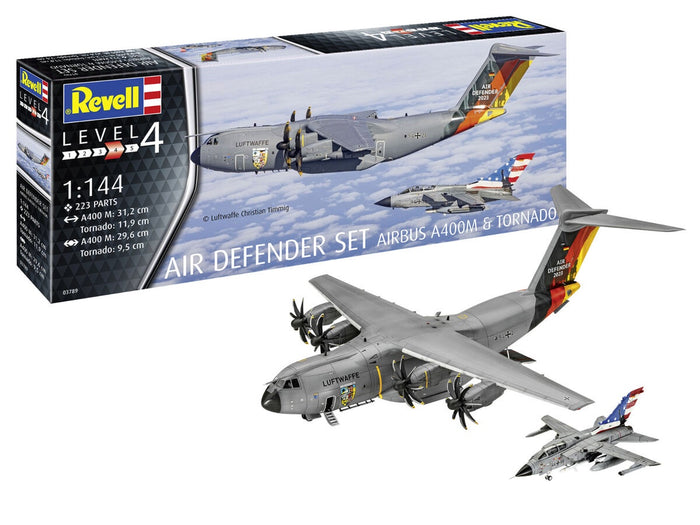 Revell - 1/144 Air Defender Set (Airbus A400M & Tornado)