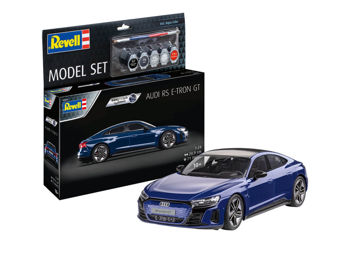 Revell - 1/24 Audi E-Tron GT (Easy Kit) (Model Set Incl. Paint)