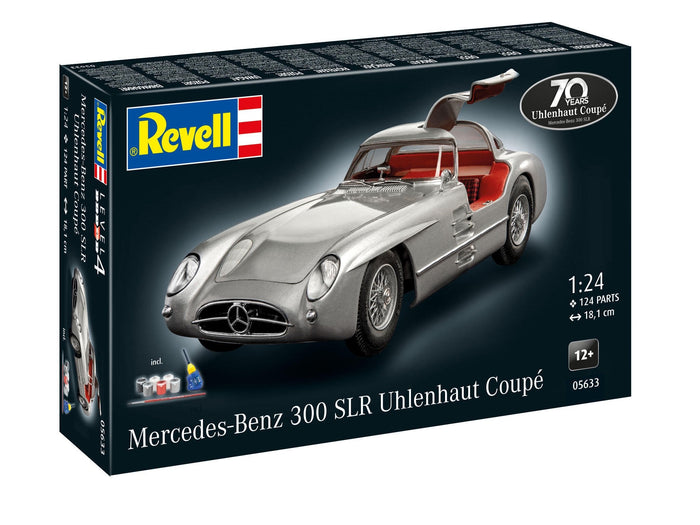 Revell - 1/24 Mercedes-Benz 300 SLR 70th Anni (Model Set Incl. Paint)