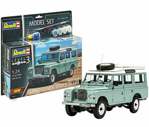 Revell - 1/24 Land Rover Series III (Model set Incl. Paint)