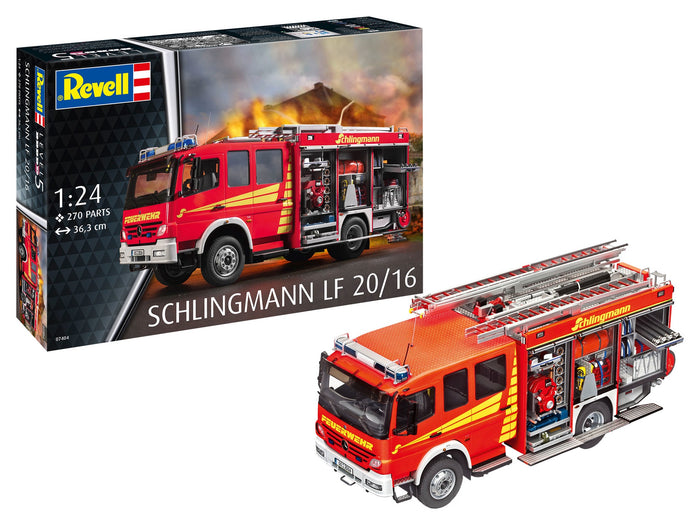 Revell - 1/24 Schlingmann Lf 20/16 Fire Engine