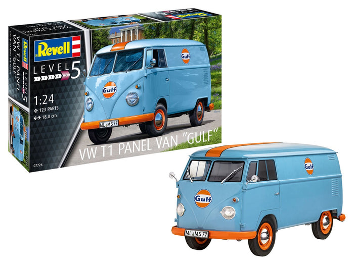 Revell - 1/24 VW T1 Panel Van (Gulf Decoration)